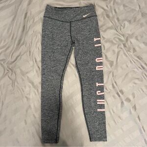 NIKE Dri-Fit gray workout leggings